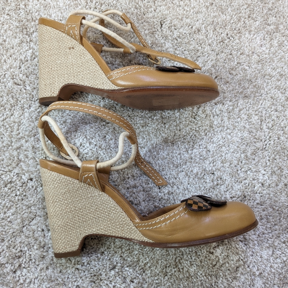Vintage Louis Vuitton Wedge 37 - Picture 3 of 9